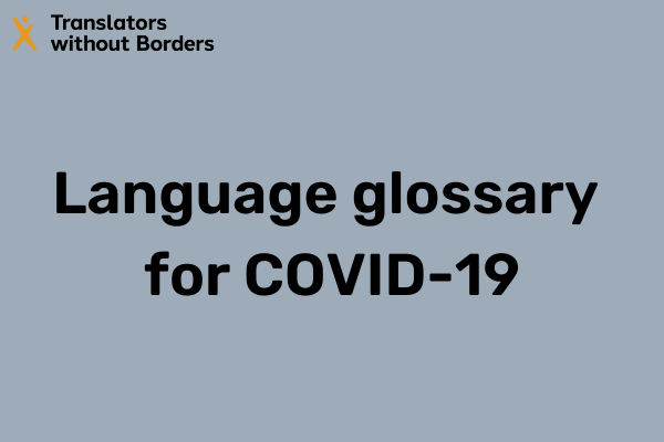 Language glossary for COVID-19 (1)