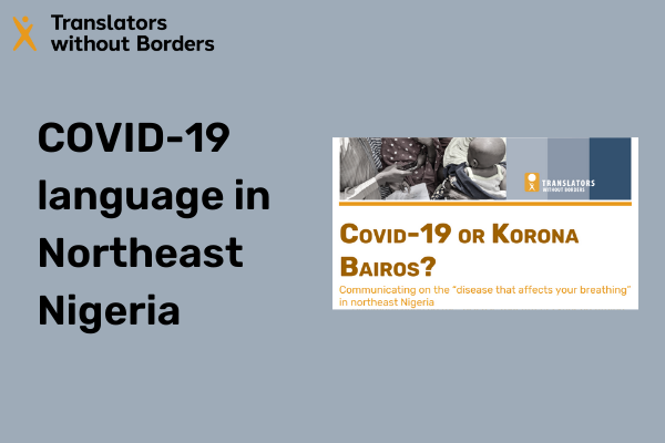 Language guidance for communicating about COVID-19 in Northeast Nigeria
