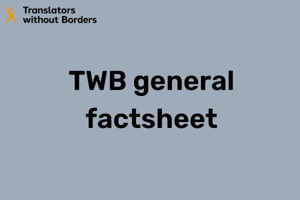 TWB factsheet