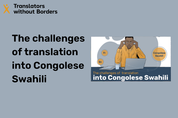 The challenges of translation into Congolese Swahili