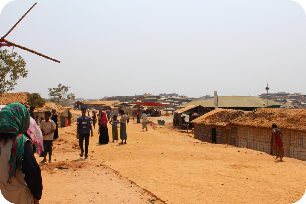 Rohingya refugee camp in Bangladesh