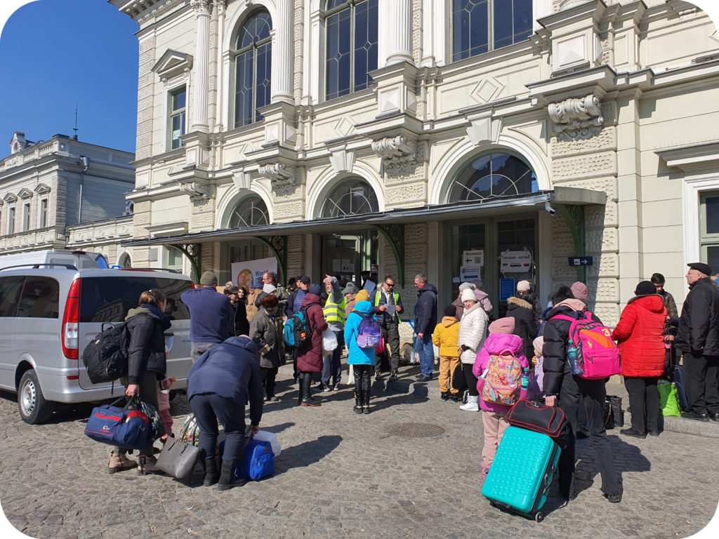 Ukrainian refugees in Poland