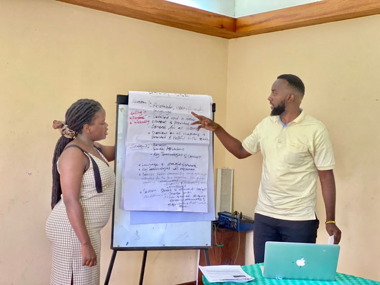 Reach a Hand Uganda validating the Language AI Playbook during a workshop