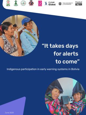 Research report - Indigenous participation in EWS Bolivia - CLEA