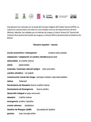 Glossary Tacana pdf